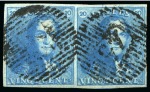 Stamp of Belgium » Belgique. 1849 Epaulettes - Émission Oblitérations de distributions (18 barres verticales)