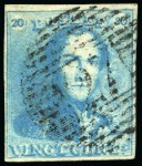 Stamp of Belgium » Belgique. 1849 Epaulettes - Émission Ensemble de 18 exemplaires des 10 et 20 cent. Epaulettes