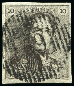 Stamp of Belgium » Belgique. 1849 Epaulettes - Émission Ensemble de 55 exemplaires des 10 et 20 cent. Epaulettes