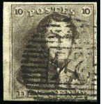 Stamp of Belgium » Belgique. 1849 Epaulettes - Émission Ensemble de 55 exemplaires des 10 et 20 cent. Epaulettes