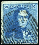 Stamp of Belgium » Belgique. 1849 Epaulettes - Émission Ensemble de 55 exemplaires des 10 et 20 cent. Epaulettes