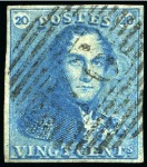 Stamp of Belgium » Belgique. 1849 Epaulettes - Émission Ensemble de 55 exemplaires des 10 et 20 cent. Epaulettes