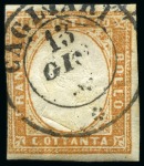 Stamp of Italian States » Sardinia 1855-63, Extensive specialised reference collection