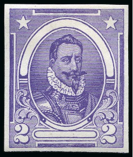 Stamp of Ireland » Essays & Proofs (E1-E167) Valdivia complete set of all ten colours in imperforate