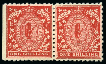 Stamp of Ireland » Forerunners (L1-L45) 1914 Anti Home Rule (1d) red "South Belfast", mint