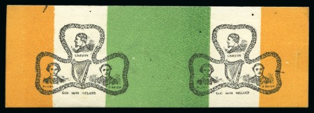 Stamp of Ireland » Forerunners (L1-L45) 1916 Manchester Martyrs horizontal tete-beche pair,