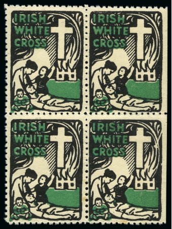 Stamp of Ireland » Forerunners (L1-L45) 1922 Irish White Cross (1d) green & black, mint nh