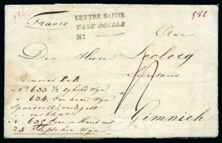 Stamp of Belgium » Belgique. Histoire Postale Lettre datée de Maestricht 10 septembre 1841 pour