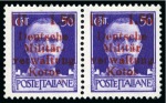Stamp of Montenegro Attractive mostly mint small stock of Italian & German