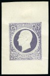 Stamp of Belgium » Belgique. Léopold 1er - Nouveau Type - La Genèse Ensemble de 156 réimpressions du tirage du coin ,