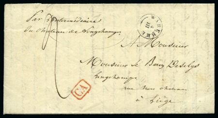 Stamp of Belgium » Belgique. Histoire Postale Ensemble de39 lettres avec Type 18 de la province de