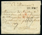 Stamp of Belgium » Belgique. Histoire Postale Ensemble de 53  lettres de Huy avec boîtes rurales,