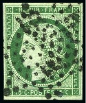 Stamp of France » Collections 1849-1870, Sélection de pièces dont Yv. 1b, 2b, 2c