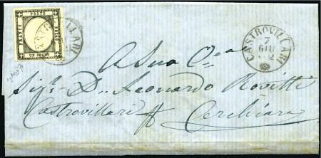 Stamp of Italian States » Naples 1861 1gr Black, single franking, scarce use within