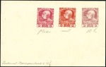 Stamp of Austria 1908 Proofs: selection of 32 proof postal statione