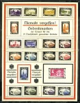 Stamp of Germany » Germany Collections and Large Lots 1918 Collection of Mourning vignette stamps for th