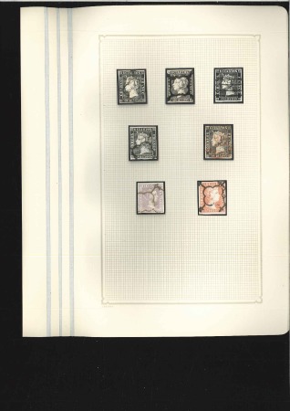 Stamp of Spain 1850-65, Attractive used collection with better in