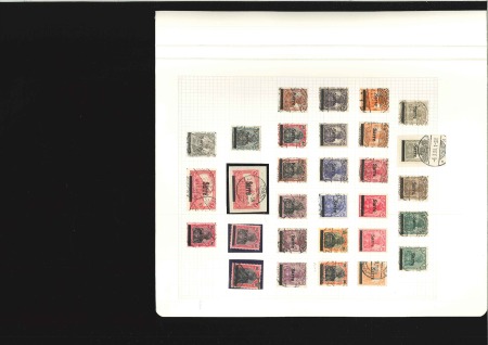 Stamp of Germany » Germany Collections and Large Lots 1920-33, SAAR used collection incl. 1920 5m and 10