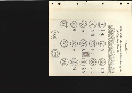 Stamp of Russia » Russia / Soviet Union Collections and Lots 1858-1917, Cancellation collection identified on 1