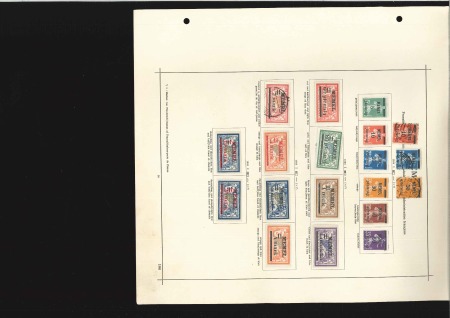 Stamp of Germany » Germany Collections and Large Lots 1920-23, MEMEL mint and used collection on printed