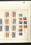 Stamp of Germany » Germany Collections and Large Lots 1920-23, MEMEL mint and used collection on printed