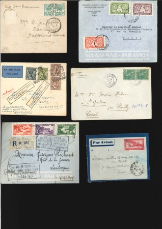 Stamp of Large Lots and Collections 1878-1951, POSTAL HISTORY group of 69 covers/cards