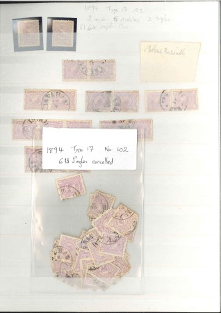 Stamp of Persia 1900-15, Used accumulation in 2 stockbooks and loo