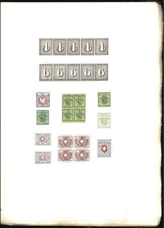 Stamp of Switzerland / Schweiz Reuterskiöld & Mirabaud 1899 "Les Timbres-Poste Su