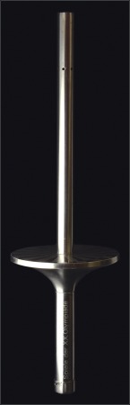 Stamp of Olympics Torches: Official Torch in steel with holes in the