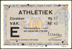 Stamp of Olympics Tickets: Season ticket for the Athletics, used on 