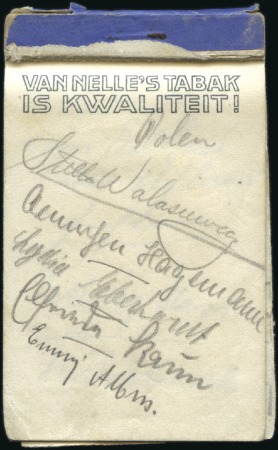 Stamp of Olympics Autographs: Booklet of 20 pages belonging to Dutch