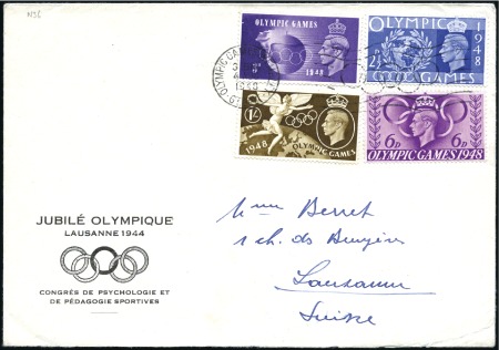 Stamp of Olympics » 1944 Jubilee 1944 CONGRESS: Olympic Jubilee congress in Lausann