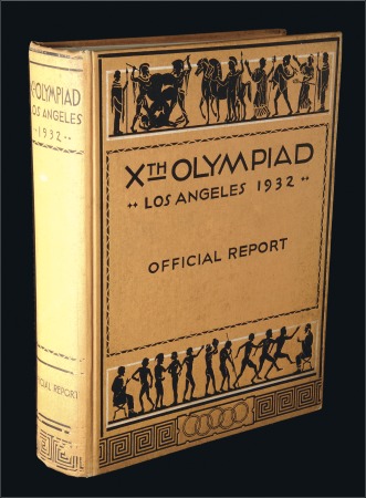 Stamp of Olympics » 1932 Los Angeles 1932 Los Angeles official report, fine