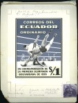 Stamp of Olympics 1938 BOLIVERIAN GAMES: Ecuador 1938 1s violet depi