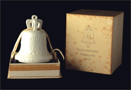 Stamp of Olympics Porcelain: Commemorative Olympic Bell with Clapper