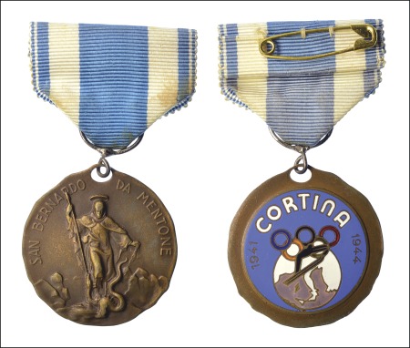 Stamp of Olympics Badges: Blue Logo Badge, 34mm, blue enamelled logo