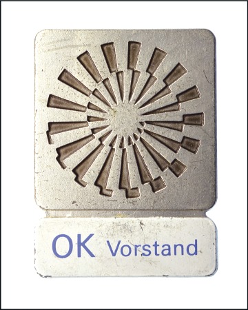 Stamp of Olympics Badges: 1972 Olympic Committee Board, silvered, 25