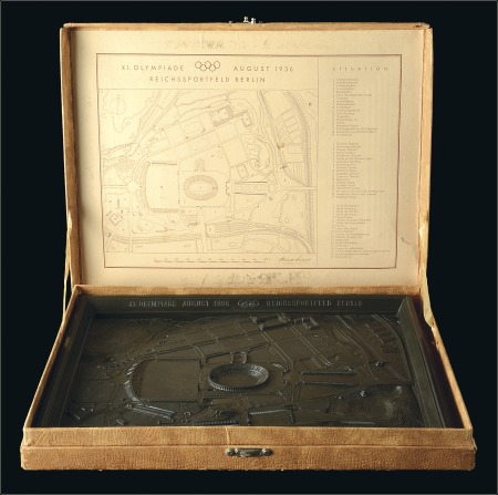 Stamp of Olympics Souvenirs: Boxed Model of the Berlin Olympic Stadi