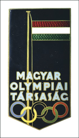 Stamp of Olympics Badges: 1936 Hungarian Olympic Committee Badge (No