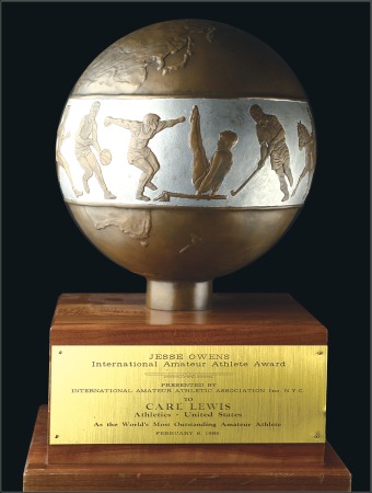 Stamp of Olympics The Jesse Owens International Athletic Trophy - Wo