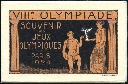 Stamp of Olympics » 1924 Paris » Postcards Art Deco postcards by Blanche, seven postcards wit