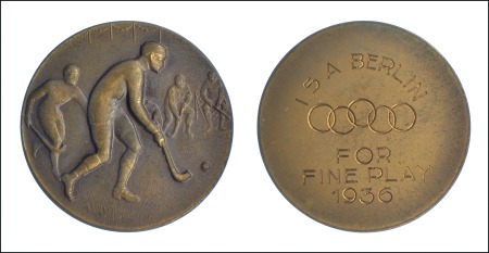 Stamp of Olympics Medals: ISA Field Hockey Recognition medal, Berlin