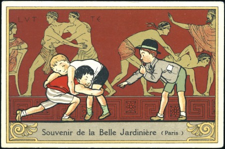 Stamp of France Collection of 108 illustrated picture postcards (p