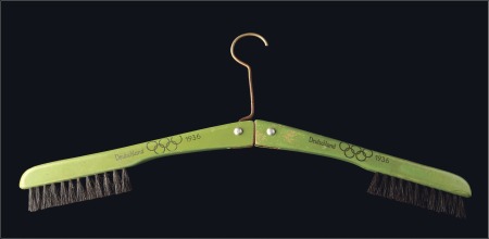 Stamp of Olympics Miscellaneous: Wooden clothes hanger & brush combi