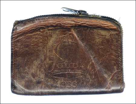 Stamp of Olympics » 1936 Berlin » Other Memorabilia Miscellaneous: Brown leather money purse, with Oly