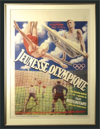 Stamp of Olympics Posters: 1936 "Jeunesse Olympique" film poster for