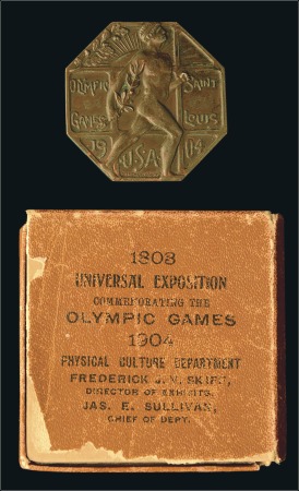 Stamp of Olympics » 1904 St. Louis 1904 St. Louis participation medal in bronze with