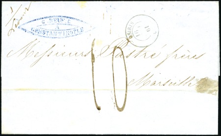 Stamp of Auction catalogues OSIRIS: Càd du 16 MAI 1854 sur lettre de Constanti
