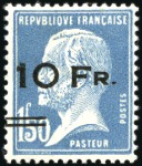 Stamp of France 1928 Ile de France 10F sur 90c Berthelot + 10F sur