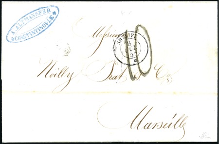 Stamp of Auction catalogues SHELIFF: Càd du 8 OCT 55 sur lettre de Constantino